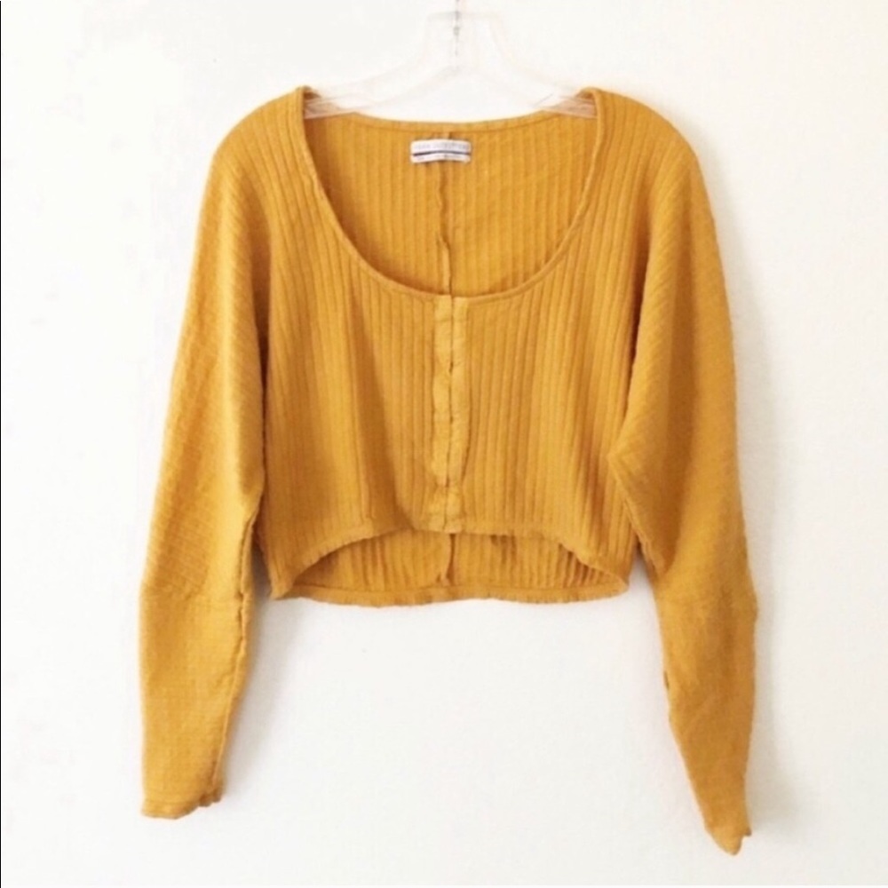 URBAN OUTFITTERS Blithe pointelle cropped cardigan - Picture 9 of 15